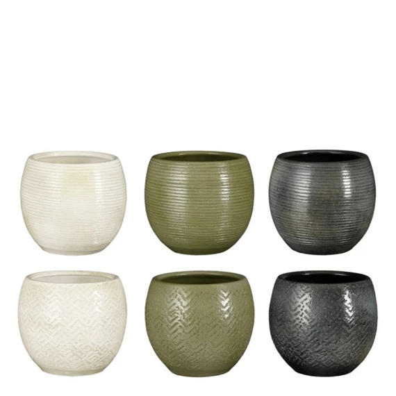 Kaspó 6 féle 10,5x16x17,5 cm