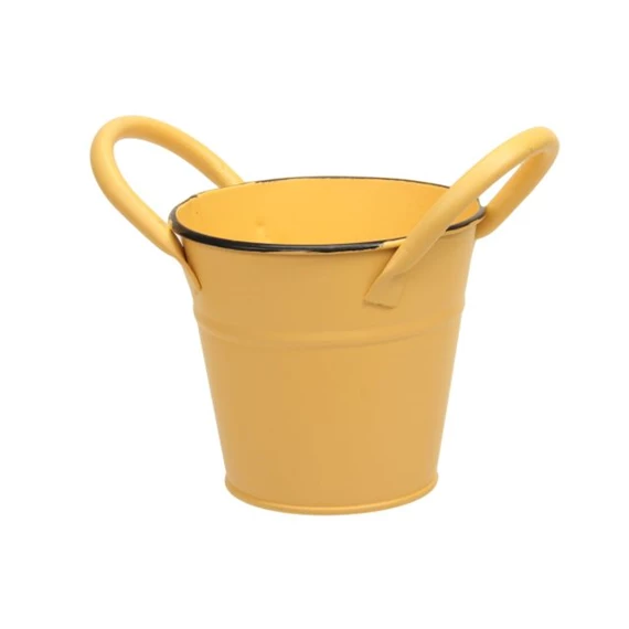 Kaspó füllel, kerek 11x10 cm