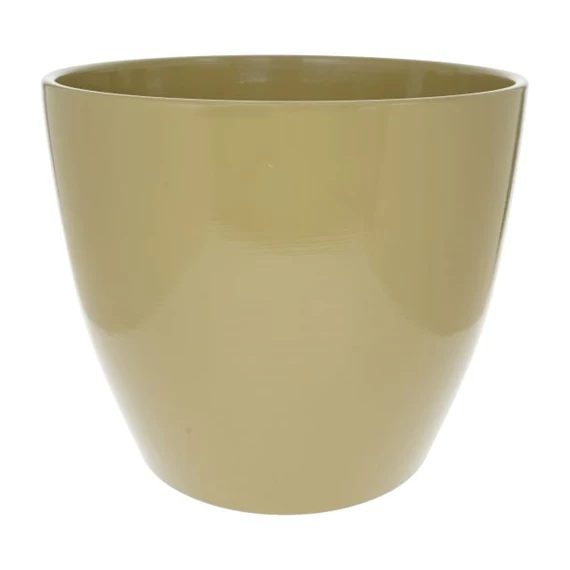 Kaspó kerek, mázas 25x25x22 cm