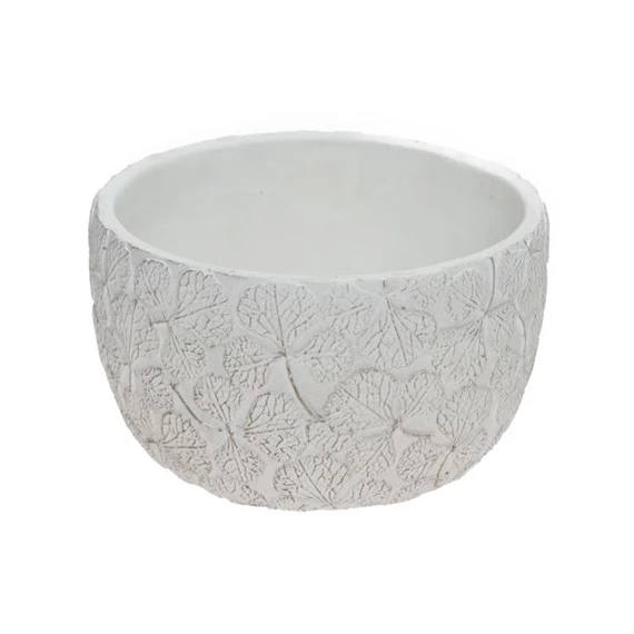 Kaspó levél mintával 16,8x16,8x9,8 cm