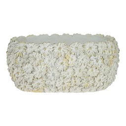 Kaspó Margaréta mintával 25x14,5x11 cm