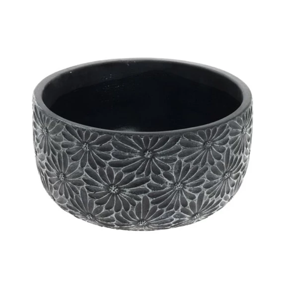 Kaspó margaréta mintával 16,8x16,8x9,8 cm