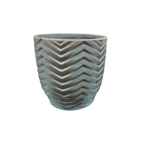 Kaspó mintás 14x14x13,5 cm