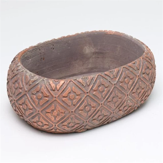 Kaspó ovális 20x13x7 cm