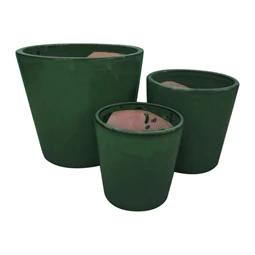 Kaspó szett kül-, beltéri, fagyálló 30x26, 24x21, 19x18 cm S/3