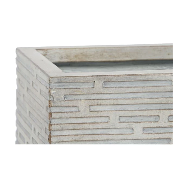 Kaspó szett szögletes 74,5x37,5x37,5 cm S/3