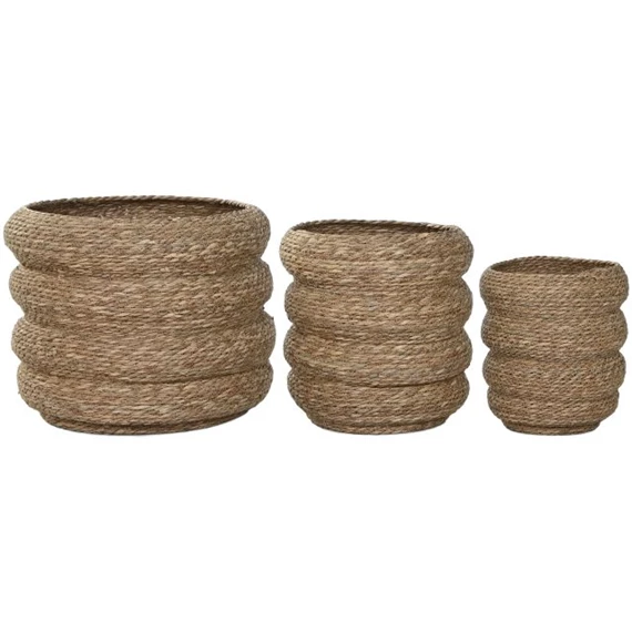 Kaspó szett 42x42x39 cm S/3