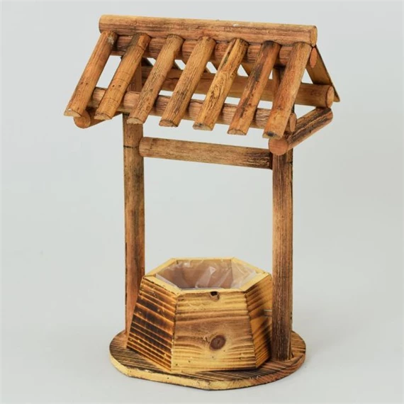 Kaspó tetővel 24x19x36 cm