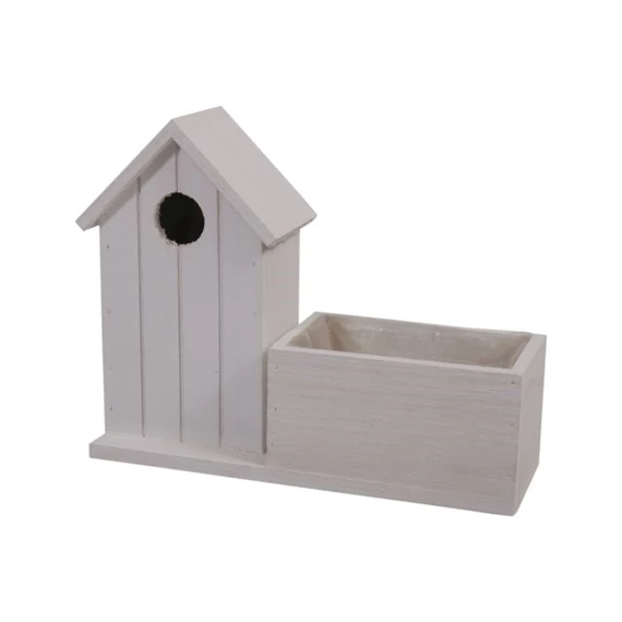 Kaspó ültethető, madárházzal 25x8,5x20 cm