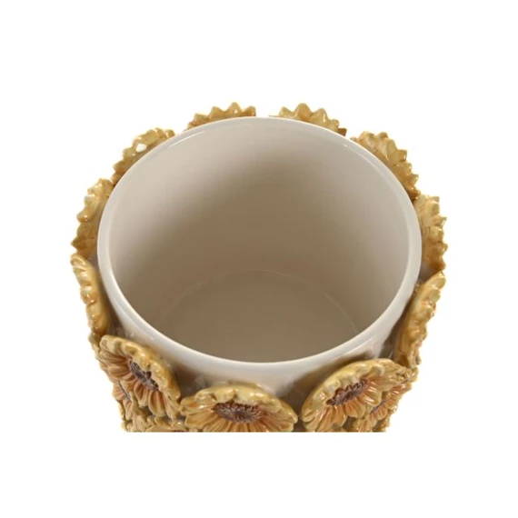 Kaspó virágokkal 18x18x16 cm