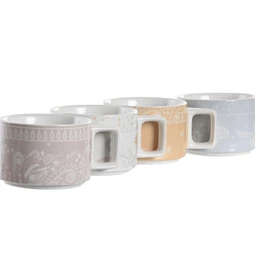 Kávés készlet 11x11x27 cm 260 ml S/4