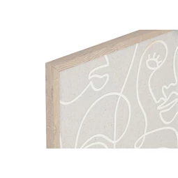 Kép absztrakt arc 40x1,8x50 cm 2 féle