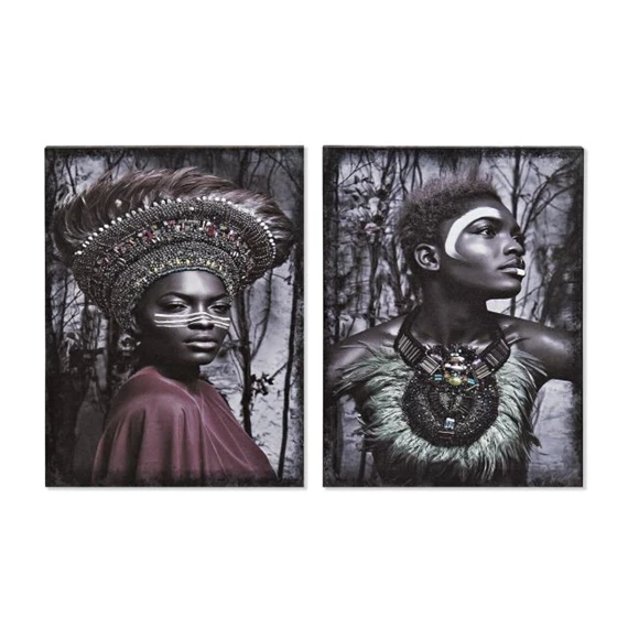 Kép afrikai 30x1,8x40 cm 2 féle