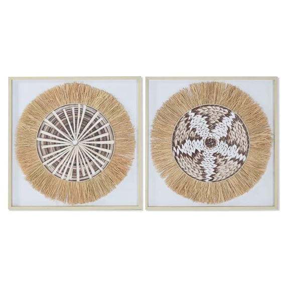 Kép boho, keretes 60x3x60 cm 2 féle