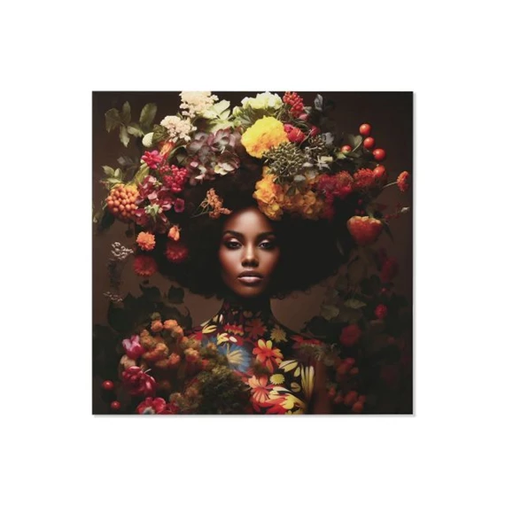 Kép edzett üveg, nő 120x0,4x120 cm