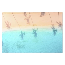 Kép edzett üveg, tengerpart 150x0,4x100 cm