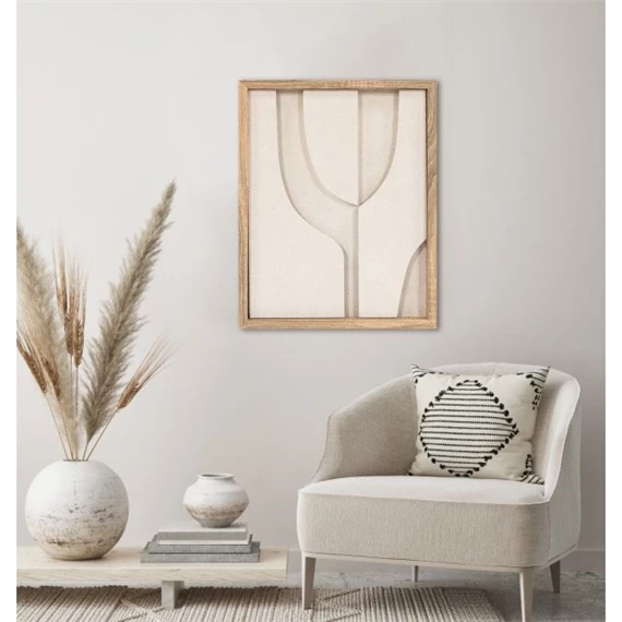 Kép keretes, LED-es 3D-s 40x3,8x50 cm 2 féle