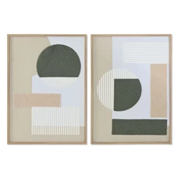 Kép keretes, absztrakt 3D-s 50x2x70 cm 2 féle