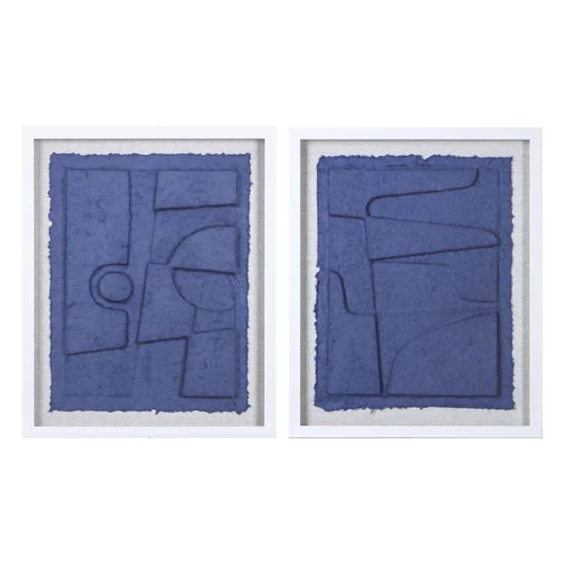 Kép keretes, absztrakt 45x2,3x55 cm 2 féle