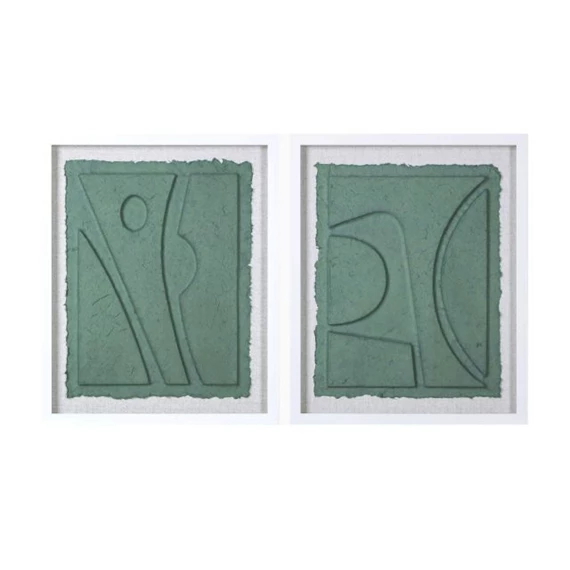 Kép keretes, absztrakt 45x2,3x55 cm 2 féle