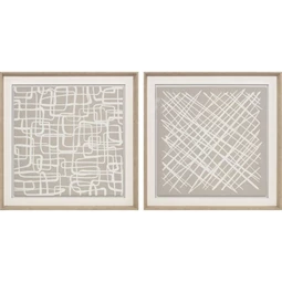 Kép keretes, absztrakt 80x5x80 cm 2 féle