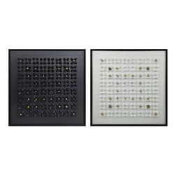 Kép keretes, absztrakt 100x3,5x100 cm 2 féle