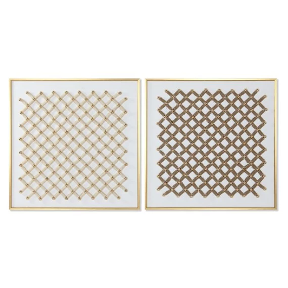 Kép keretes, absztrakt 100x3,5x100 cm 2 féle