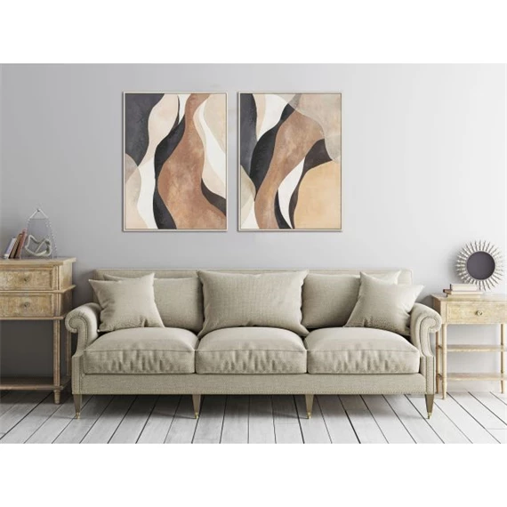 Kép keretes, absztrakt 60x2,8x80 cm 2 féle