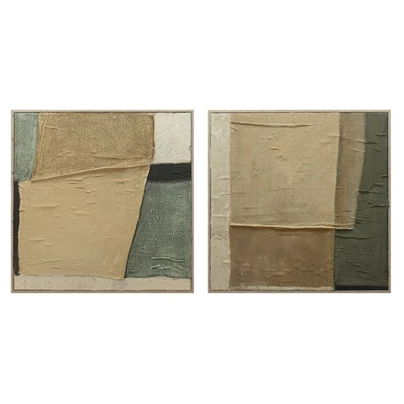 Kép keretes, absztrakt 80x3,8x80 cm 2 féle