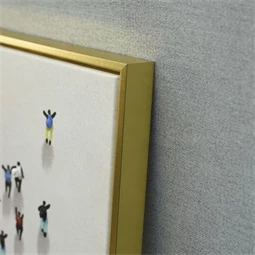 Kép keretes, ember 80x3,5x80 cm 2 féle