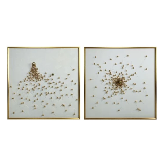 Kép keretes, golyók 100x3,5x100 cm 2 féle