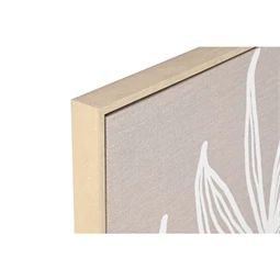 Kép keretes, levél 3D-s 83x4,5x83 cm 2 féle