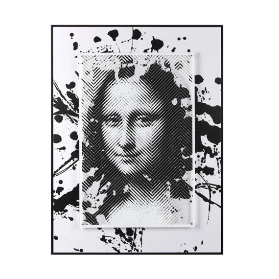 Kép keretes, modern 60x3,5x80 cm