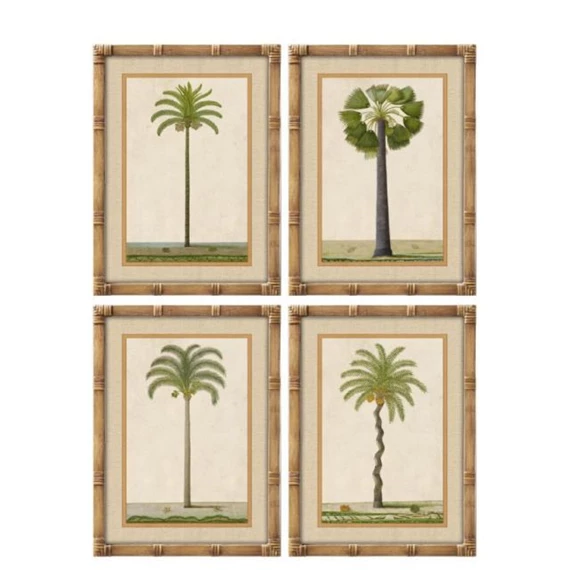 Kép keretes, pálmafa 45x2,5x60 cm 4 féle