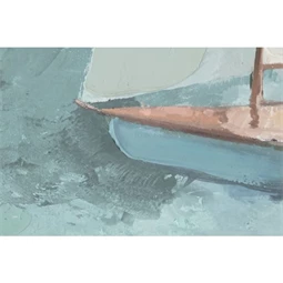 Kép keretes, vitorlás 3D-s 90x4x120 cm 2 féle