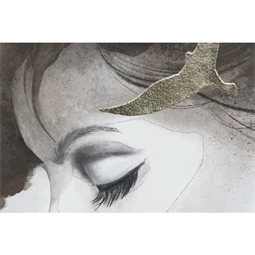 Kép lány keretes 100x4x100 cm 2 féle