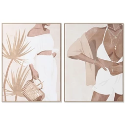 Kép lány keretes 90x4x120 cm 2 féle