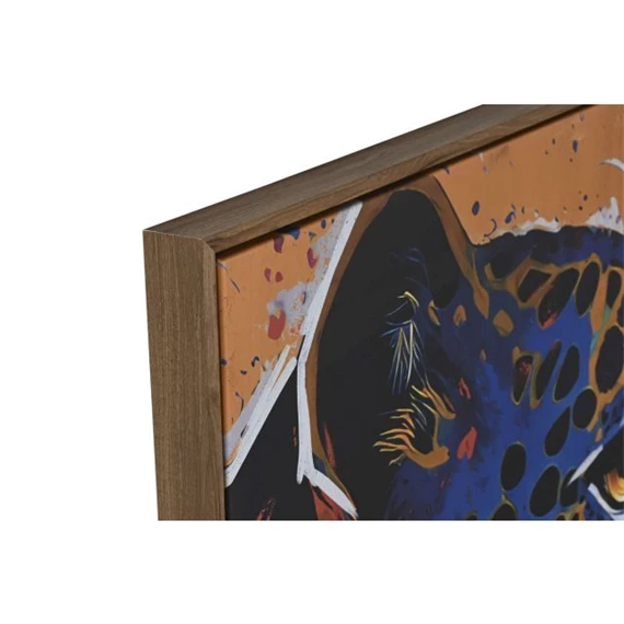 Kép leopárd, keretes 80x4,5x120 cm 2 féle