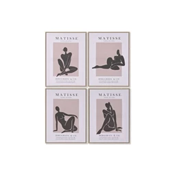 Kép nő, keretes 45x2,5x60 cm 4 féle