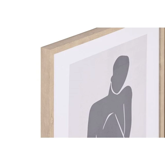 Kép nő, keretes 45x2,5x60 cm 2 féle