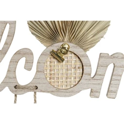 Képkeret többfotós "Welcome" felirattal 37x1,2x50 cm