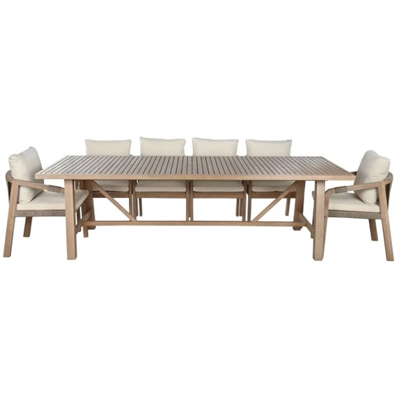 Kerti étkező garnitúra 260x100x76 cm S/11