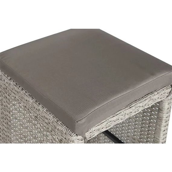 Kerti garnitúra szett 143x80x100 cm S/7