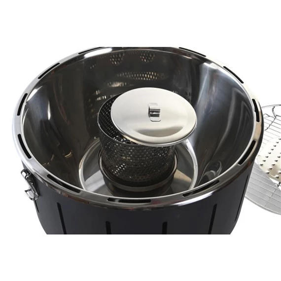 Kerti grill asztali, elemes 34,5x34,5x25 cm