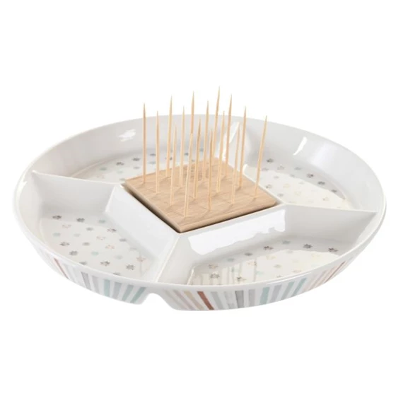 Kínáló előételhez 23,5x23,5x3 cm