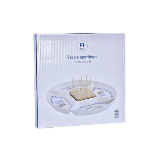 Kínáló előételhez 23,5x23,5x7 cm