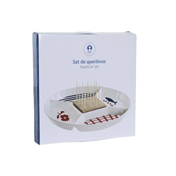 Kínáló előételhez 23,5x23,5x7 cm