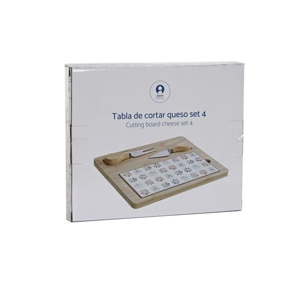 Kínáló szett előételhez 24,5x20x1,2 cm S/4