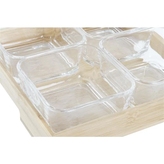 Kínáló szett előételhez 21x21x6 cm 280 ml S/5