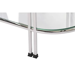 Kisasztal ovális 70x35x63 cm